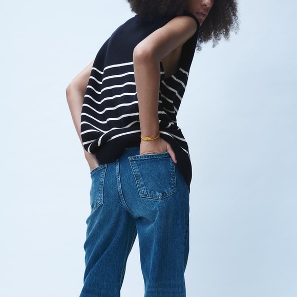 Zara striped knit vest - Picture 5 of 12